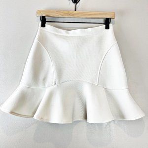 Alessandro Miele White Mini Skirt
